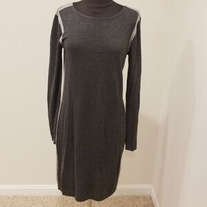 Joan Vass Size Smalll Grey Cashmere Blend Dress